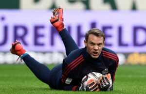 Capitão do Bayern de Munique, Neuer, afastado dos gramados devido a lesão na panturrilha Capitão do Bayern de Munique, Neuer, afastado dos gramados devido a lesão na panturrilha