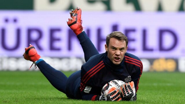 Capitão do Bayern de Munique, Neuer, afastado dos gramados devido Capitão do Bayern de Munique, Neuer, afastado dos gramados devido a lesão na panturrilha