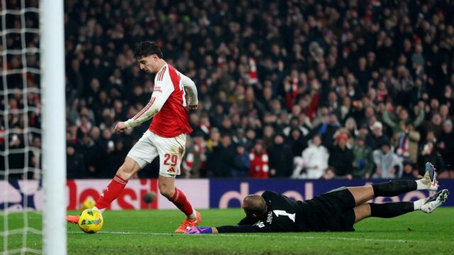 Carabao Cup: Havertz marca a vitória enquanto o Arsenal vence o Chelsea e garante vaga na final
