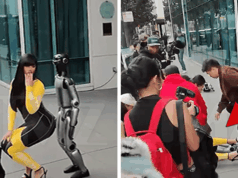 Cardi B derruba o robô sobre si mesma enquanto faz uma lap dance, vídeo 020726_cardi_b_kal_v2