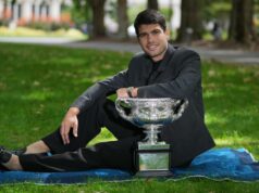 Carlos Alcaraz planeja uma tatuagem de canguru para lembrar sua vitória no Aberto da Austrália Carlos Alcaraz planeja uma tatuagem de canguru para lembrar sua vitória no Aberto da Austrália