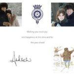 Cartão de Natal assinado à mão por Andrew para Epstein com fotos de suas filhas, enviado um ano depois de ele dizer que cortou contato com o pedófilo