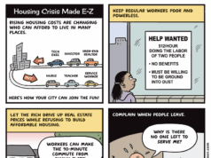 Cartoon: Crise imobiliária fez EZ Cartoon: Crise imobiliária fez EZ