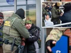 Casa Branca anuncia prisões de mais de 4.000 imigrantes ilegais criminosos em Minneapolis Um agente da Patrulha de Fronteira dos EUA prende um homem em frente a um centro comunitário.