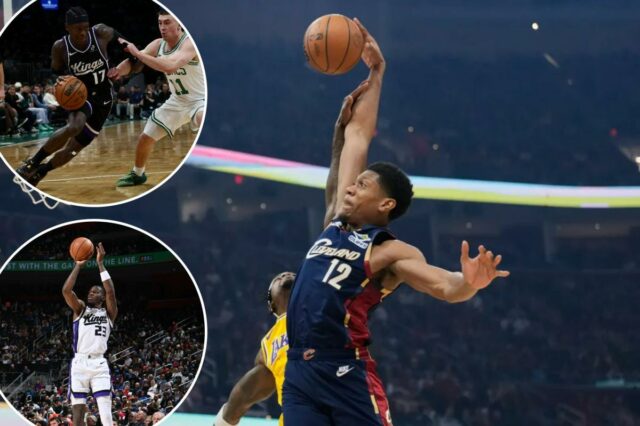 Cavaliers trocando De'Andre Hunter por Kings por profundidade em um Cavaliers trocando De'Andre Hunter por Kings por profundidade em um acordo de três equipes com prazo se aproximando