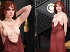 Chappell Roan fica de topless no tapete vermelho do Grammy Chappell Roan fica de topless no tapete vermelho do Grammy