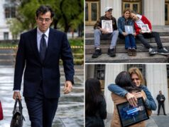 Chefe do Instagram diz que plataforma ‘viciante’ é mais como uma farra da Netflix em um julgamento histórico O CEO do Instagram, Adam Mosseri, entrando no tribunal para o julgamento de dependência de mídia social.