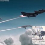 China provoca navio de guerra espacial futurista de 'Guerra nas Estrelas' que implantaria jatos e mísseis