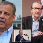 Chris Christie diz a Bill Maher que muitos republicanos criticam Trump em particular, apesar do apoio público