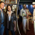 Christian McCaffrey, Olivia Culpo e estrelas da NFL desfilam no desfile de moda da Abercrombie na frente de Roger Goodell