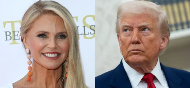 Christie Brinkley's critica as regulamentações ambientais da administração de Trump
