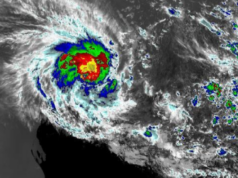 Ciclone tropical quebrará recorde de oito anos ao atingir a costa como tempestade de categoria 3 Prevê-se que o ciclone tropical Mitchell se intensifique para uma tempestade de categoria três antes de atingir a região de Pilbara, na Austrália Ocidental.