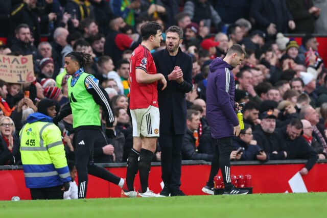 Michael Carrick e Ruben Amorim como dirigentes do Man Utd dividem imagem