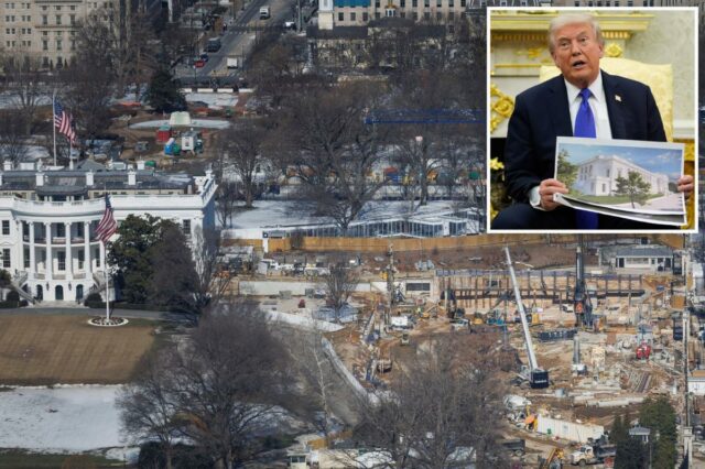 Comissão de Belas Artes dá luz verde ao salão de baile de Trump
