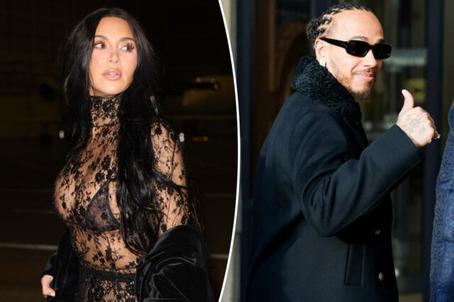 Como 'inseparáveis' Kim Kardashian e Lewis Hamilton passaram seu fim de semana de amor
