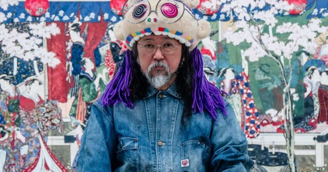 Como uma viagem ao jardim de Monet inspirou o novo show de Takashi Murakami em Los Angeles
