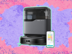 Compre este aspirador robô autolimpante e esfregão por menos de US $ 350 Robô aspirador e esfregão de esvaziamento automático Eufy Omni C20 com estação