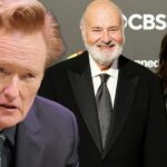 conan o'brien e rob reiner michelle reiner getty comp