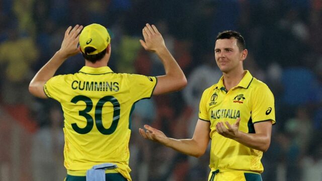 Copa do Mundo T20 2026: É improvável que Hazlewood esteja apto para metade do torneio ICC, diz Cummins
