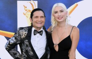 Corey Feldman finaliza o divórcio e pagará à ex-mulher US$ 100 mil em pensão alimentícia GettyImages-911203998-rosa-carey-hart