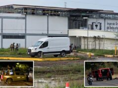 Criminosos condenados à solta no México depois que bandidos bateram no portão da prisão durante tumulto por assassinato de cartel Criminosos condenados à solta no México depois que bandidos bateram no portão da prisão durante tumulto por assassinato de cartel