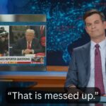 Daily Show responde ao insulto de Trump à correspondente da CNN Kaitlan Collins