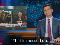 Daily Show responde ao insulto de Trump à correspondente da CNN Kaitlan Collins Daily Show responde ao insulto de Trump à correspondente da CNN Kaitlan Collins