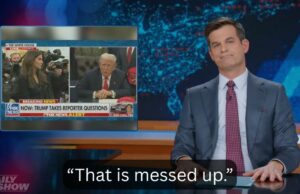 Daily Show responde ao insulto de Trump à correspondente da CNN Kaitlan Collins Daily Show responde ao insulto de Trump à correspondente da CNN Kaitlan Collins