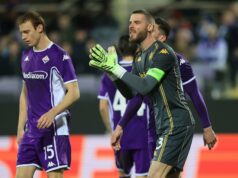 David de Gea sai do banco no intervalo e tem jogo para esquecer na eliminação da Conference League David de Gea sai do banco no intervalo e tem jogo para esquecer na eliminação da Conference League