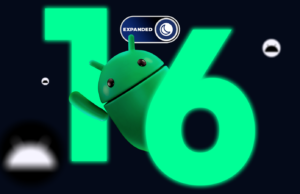 Dei uma reformulação completa no modo escuro do Android 16 e ficou muito melhor Uma mão segurando um smartphone Google Pixel mostrando o menu Configurações rápidas, com uma sobreposição flutuante do botão de alternância