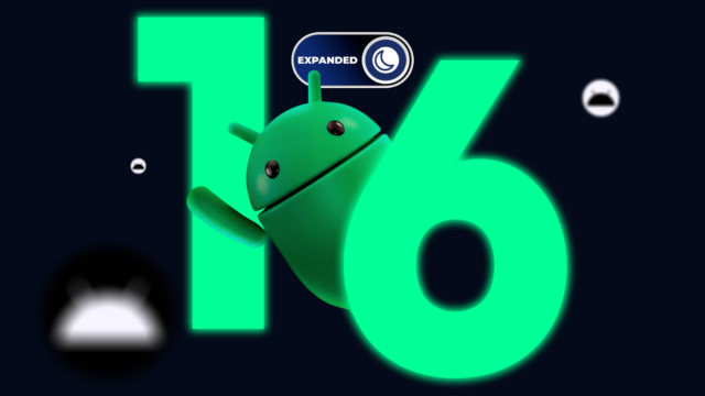 Uma mão segurando um smartphone Google Pixel mostrando o menu Configurações rápidas, com uma sobreposição flutuante do botão de alternância 