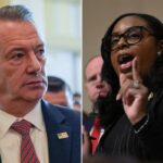 A representante dos EUA, LaMonica McIver, falando durante uma audiência do Comitê de Segurança Interna da Câmara.