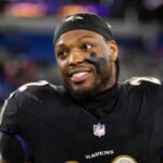 Baltimore Ravens running back Derrick Henry
