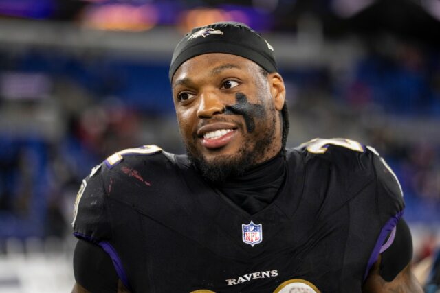 Baltimore Ravens running back Derrick Henry