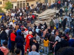 Desabamento de edifício no norte do Líbano mata pelo menos seis pessoas Desabamento de edifício no norte do Líbano mata pelo menos seis pessoas