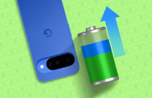 Desativei essas duas configurações ocultas de verificação do Android e a duração da bateria quase dobrou Telefones Pixel e Galaxy flutuando em torno de um grande número 7 vermelho com um ícone de bateria descarregando.