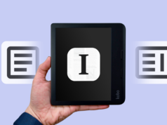 Descobri um recurso oculto que torna meu e-reader muito mais útil do que eu pensava Kobo Clara Color contra um fundo de flores brancas