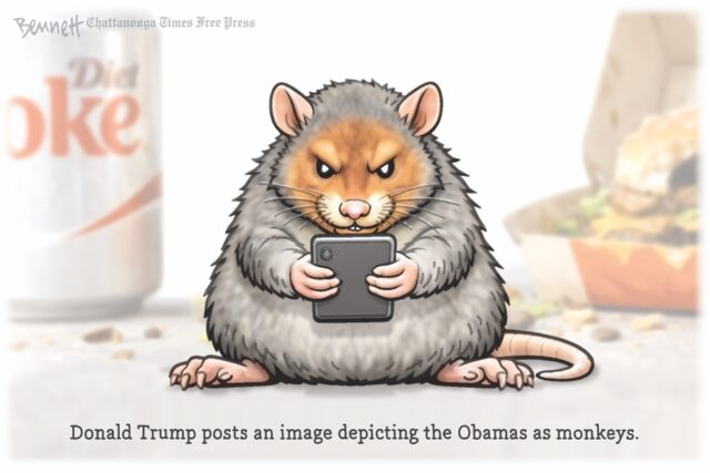 Desenho animado: Corrida de ratos até o fundo
