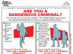 Desenho animado: Tom the Dancing Bug apresenta um teste útil para ver se VOCÊ é um criminoso perigoso Desenho animado: Tom the Dancing Bug apresenta um teste útil para ver se VOCÊ é um criminoso perigoso