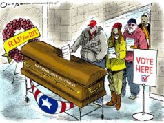 Desenho animado: Vote aqui Desenho animado: Vote aqui