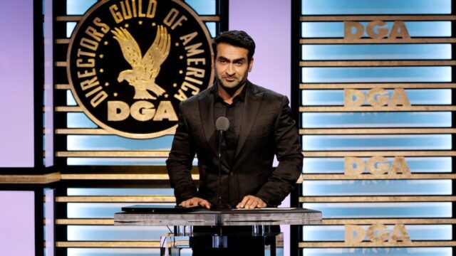 Christopher Nolan fala no palco durante o 77º Prêmio Anual do Directors Guild of America no The Beverly Hilton em 8 de fevereiro de 2025. (Emma McIntyre/Getty Images)