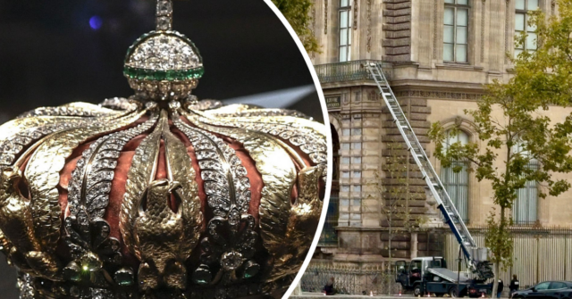 Coroa roubada a joias do Louvre