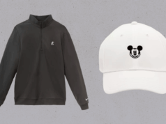 Disney lança a mais recente colaboração da Nike, com peças de marca conjunta para campos de golfe, parques temáticos e muito mais Pulôver meio zíper Mickey Mouse Tour da Nike para homens