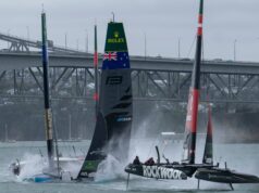 Dois feridos após acidente em alta velocidade Nova Zelândia-França na corrida Auckland SailGP Dois feridos após acidente em alta velocidade Nova Zelândia-França na corrida Auckland SailGP