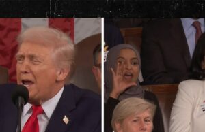 Donald Trump chama os democratas de ‘loucos’ durante o Estado da União 022426_state_of_the_union_dems.01_00_51_03