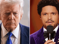 Donald Trump classifica o Grammy como ‘inacessível’ e chama Trevor Noah de ‘perdedor total’ por causa da piada da ilha Trump-Epstein: ‘Parece que enviarei meus advogados para processar esse idiota patético’ Donald Trump classifica o Grammy como 'inacessível' e chama Trevor Noah de 'perdedor total' por causa da piada da ilha Trump-Epstein: 'Parece que enviarei meus advogados para processar esse idiota patético'