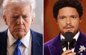 Donald Trump classifica o Grammy como ‘inacessível’ e chama Trevor Noah de ‘perdedor total’ por causa da piada da ilha Trump-Epstein: ‘Parece que enviarei meus advogados para processar esse idiota patético’ Donald Trump classifica o Grammy como 'inacessível' e chama Trevor Noah de 'perdedor total' por causa da piada da ilha Trump-Epstein: 'Parece que enviarei meus advogados para processar esse idiota patético'