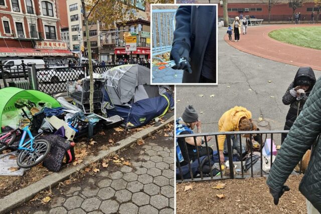 Donos de lojas de Nova York alegam que drogados furtam Donos de lojas de Nova York alegam que drogados furtam lojas e vendem produtos em troca de drogas: 'É como um desfile'