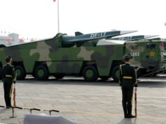 EUA afirmam que China está realizando testes secretos na corrida pela superioridade nuclear O local de teste de Lop Nur em maio de 2020, 27 dias antes do teste suspeito.