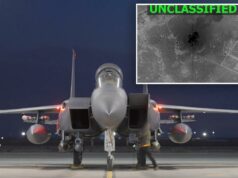 EUA atingem dezenas de alvos do ISIS na Síria – em ataques retaliatórios pela morte de 2 soldados americanos Vista aérea de um alvo bombardeado do ISIS na Síria.